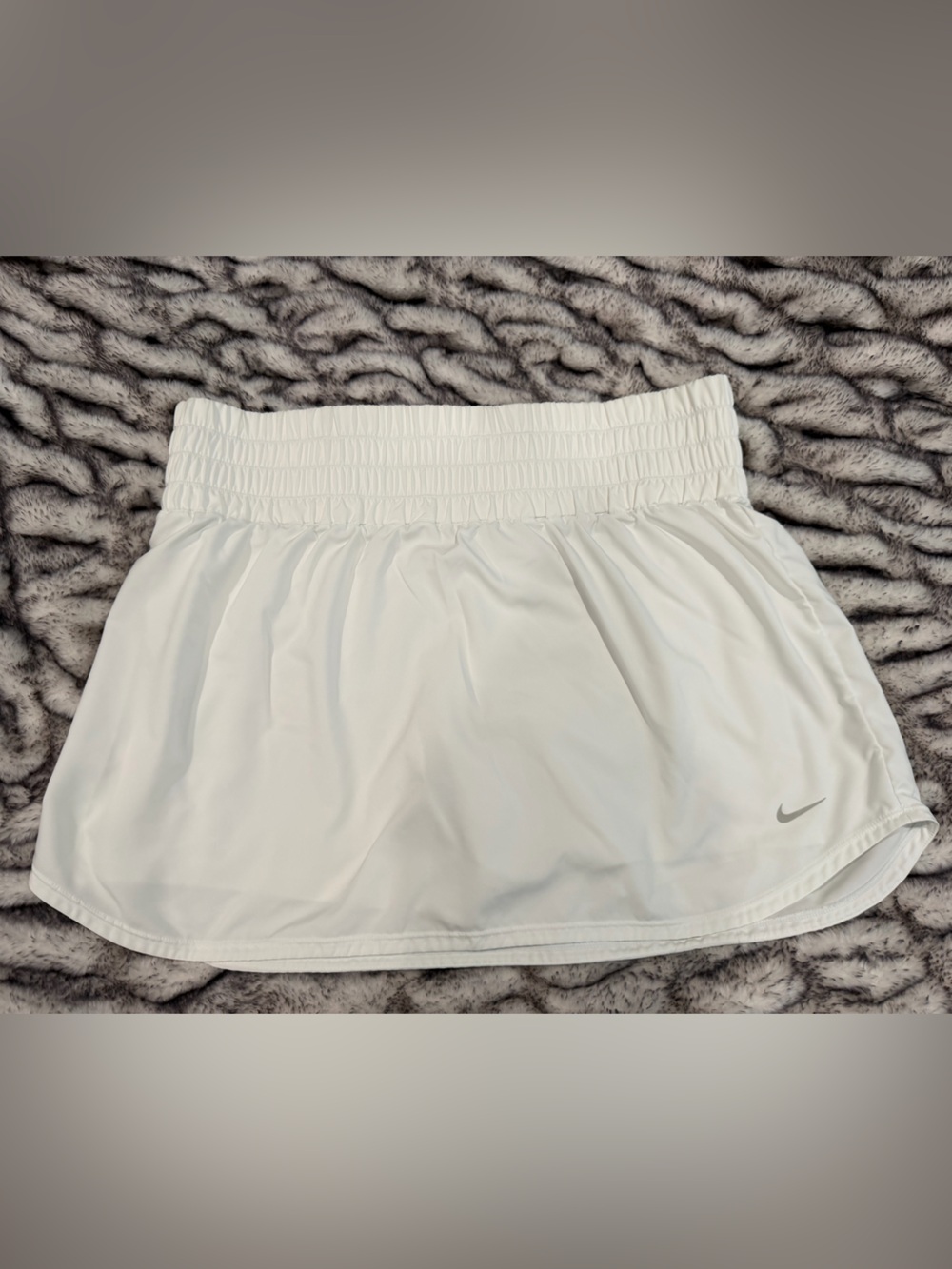 Nike White Dri-FIT Active skort